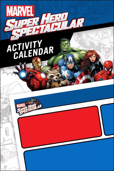 Marvel Super Hero Spectacular Activity Calendar