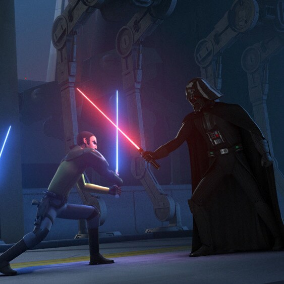 Vader versus Kanan and Ezra