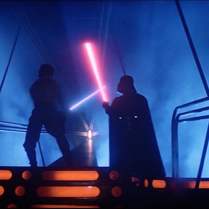 Darth Vader versus Luke Skywalker