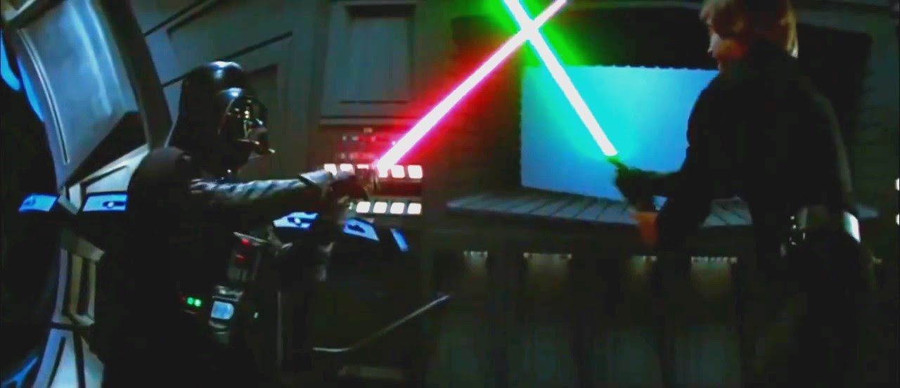 Episode VI - Vader and Luke fighting