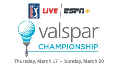 Exclusively on ESPN+: PGA TOUR LIVE Four-Stream Coverage of the Valspar Championship at Innisbrook Resort in Palm Harbor, Florida 