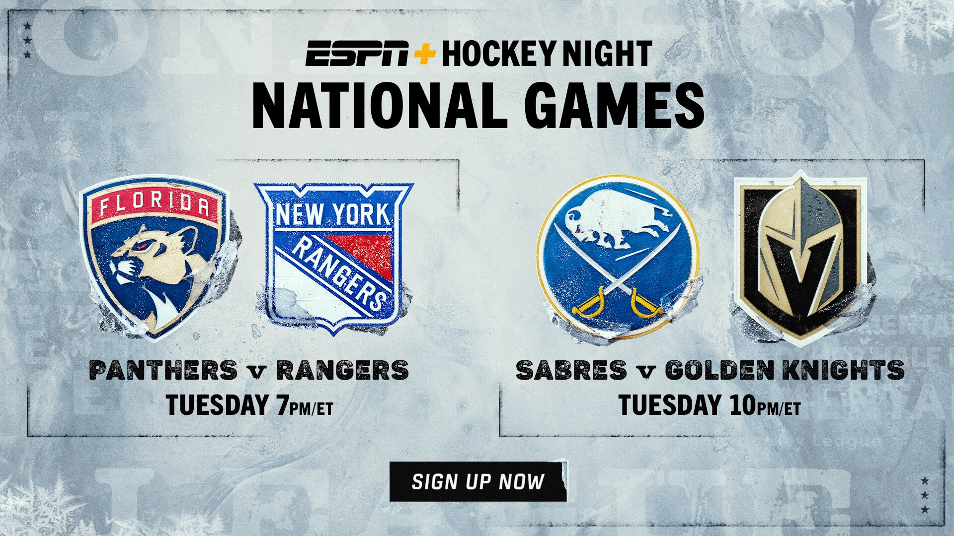 Exclusively on ESPN+ and Hulu:  Two National Hockey League Games Tuesday Night, Feb. 1