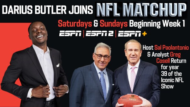 ESPN Signs NFL Veteran Darius Butler to Join NFL Matchup