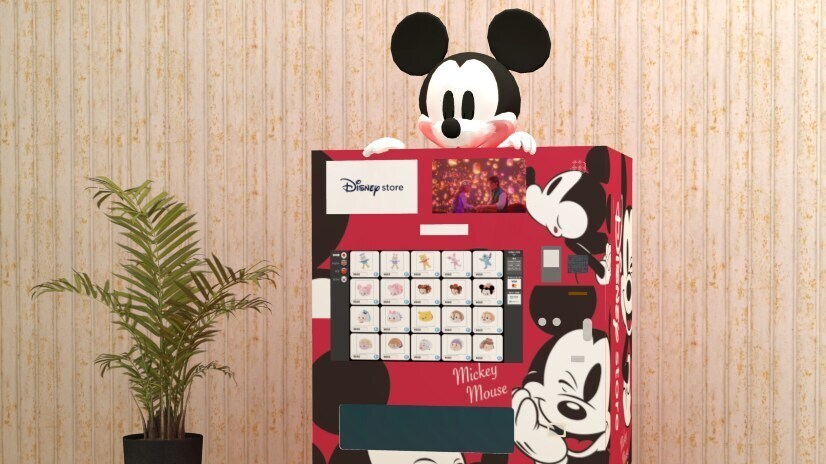ディズニーストア オリジナル自動販売機が仙台空港に登場！＜ディズニーストア＞
