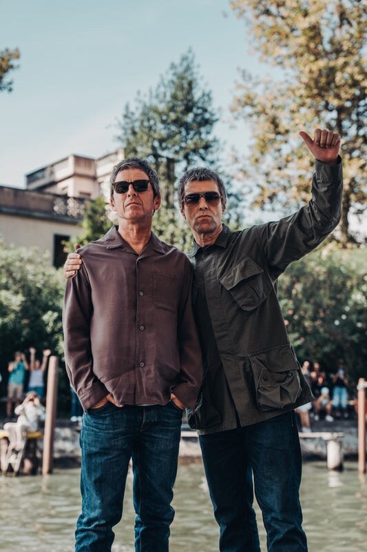 Liam and Noel Gallagher in Venice