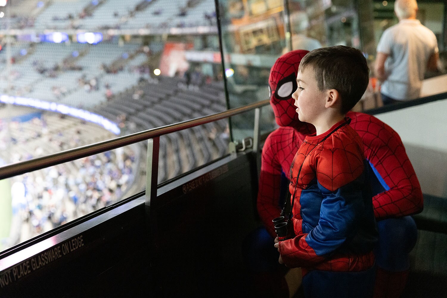 Viker looks out over Marvel Stadium