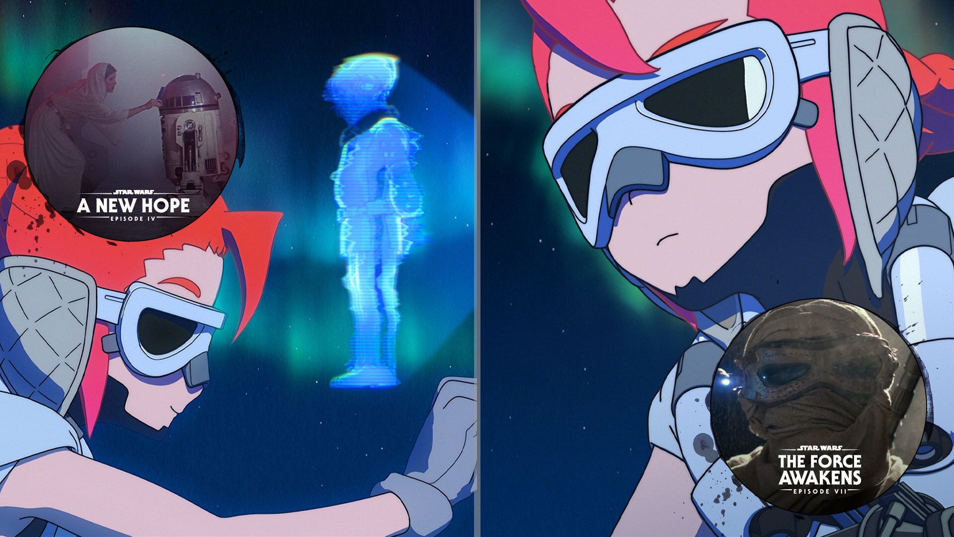 Crane, the warrior princess, draws inspiration from other beloved Star Wars characters, with a de...