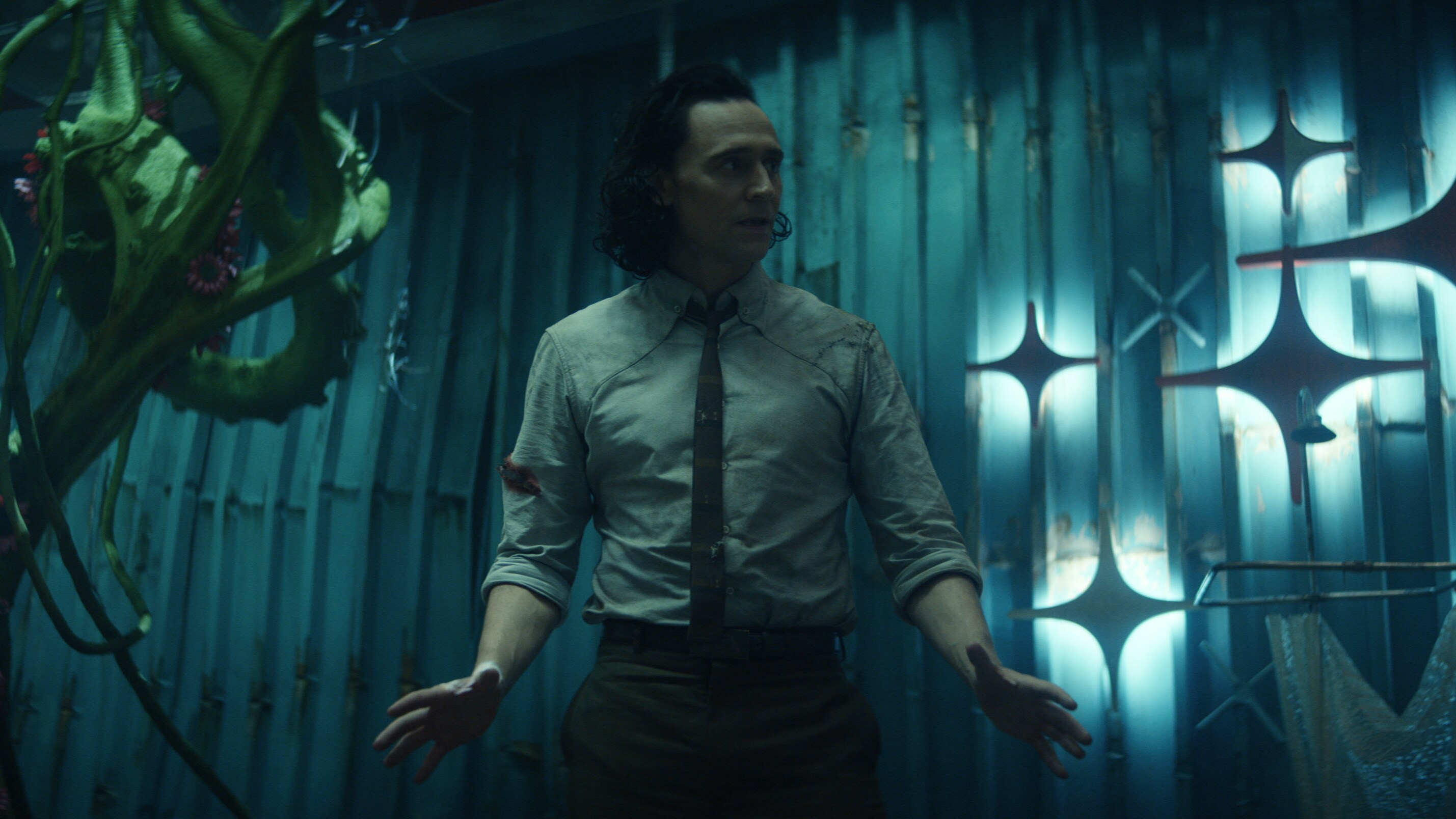 Loki (Tom Hiddleston) in Marvel Studios' LOKI, exclusively on Disney+. Photo courtesy of Marvel Studios. ©Marvel Studios 2021. All Rights Reserved.