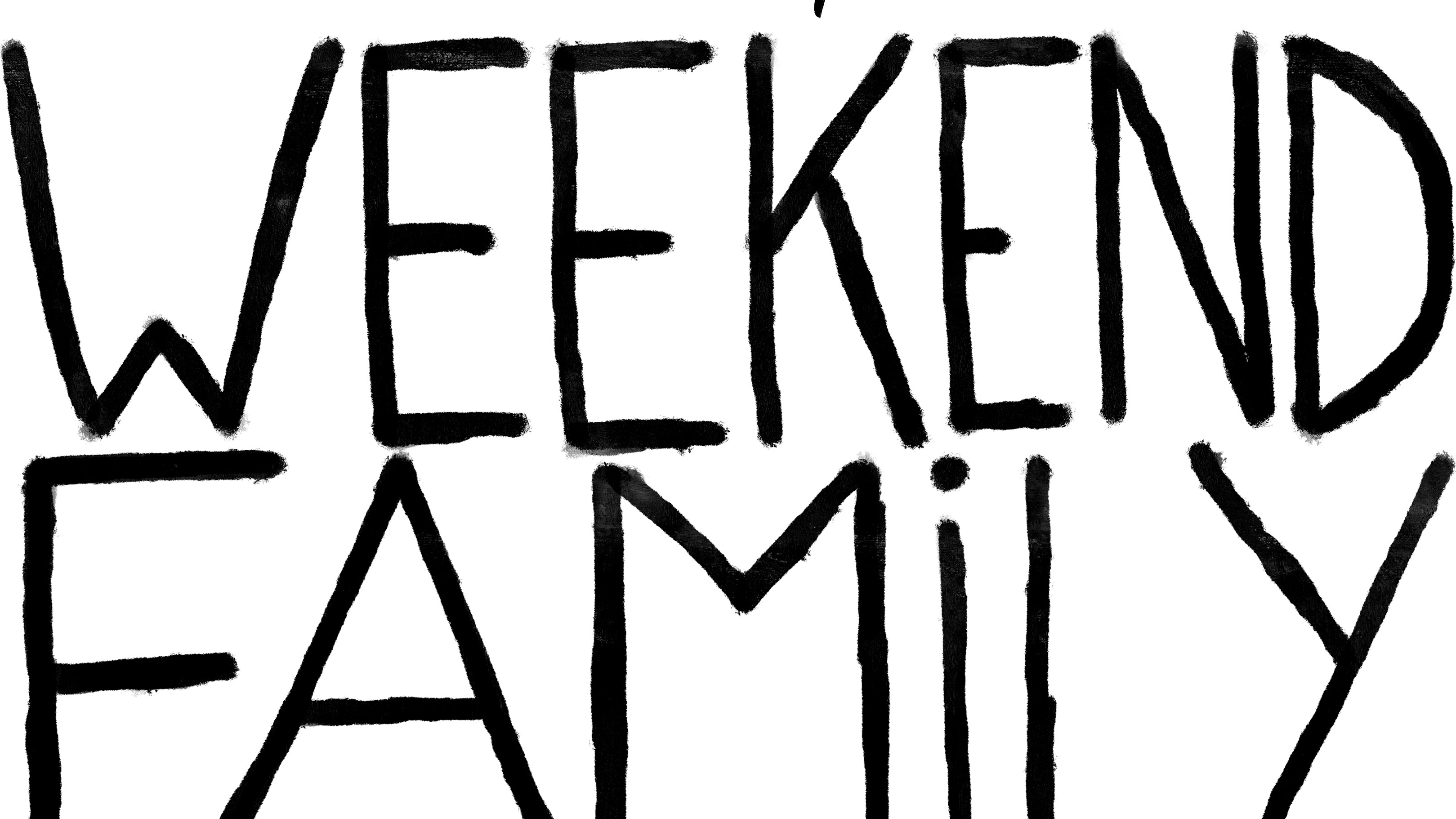 Weekend Family Logo - Black