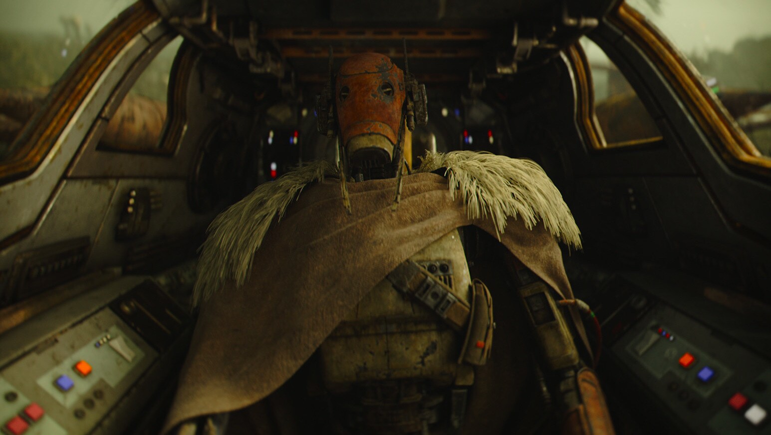 Droid Gotra pilot in Star Wars: The Mandalorian and Grogu.