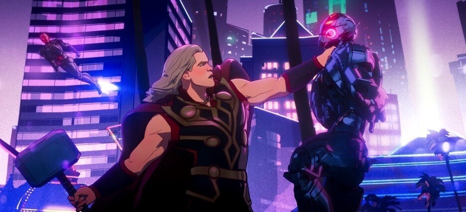Thor prepares to strike in Marvel Studios' What If...?