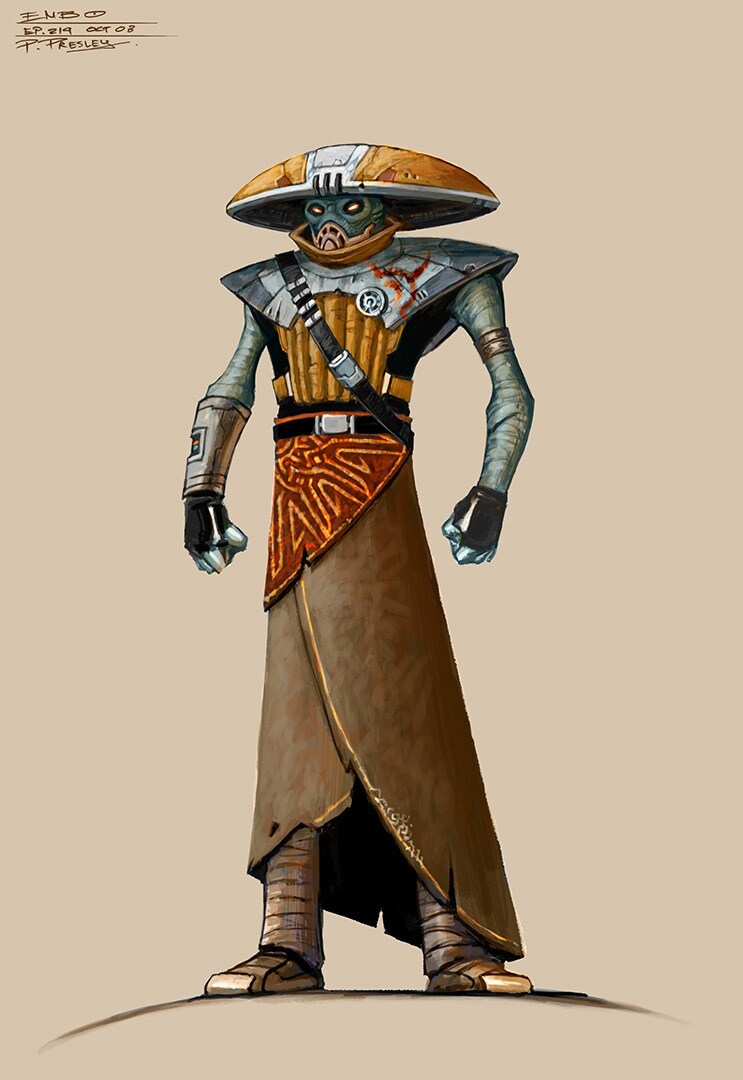 Concept art of Embo from The Clone Wars by Pat Presley.