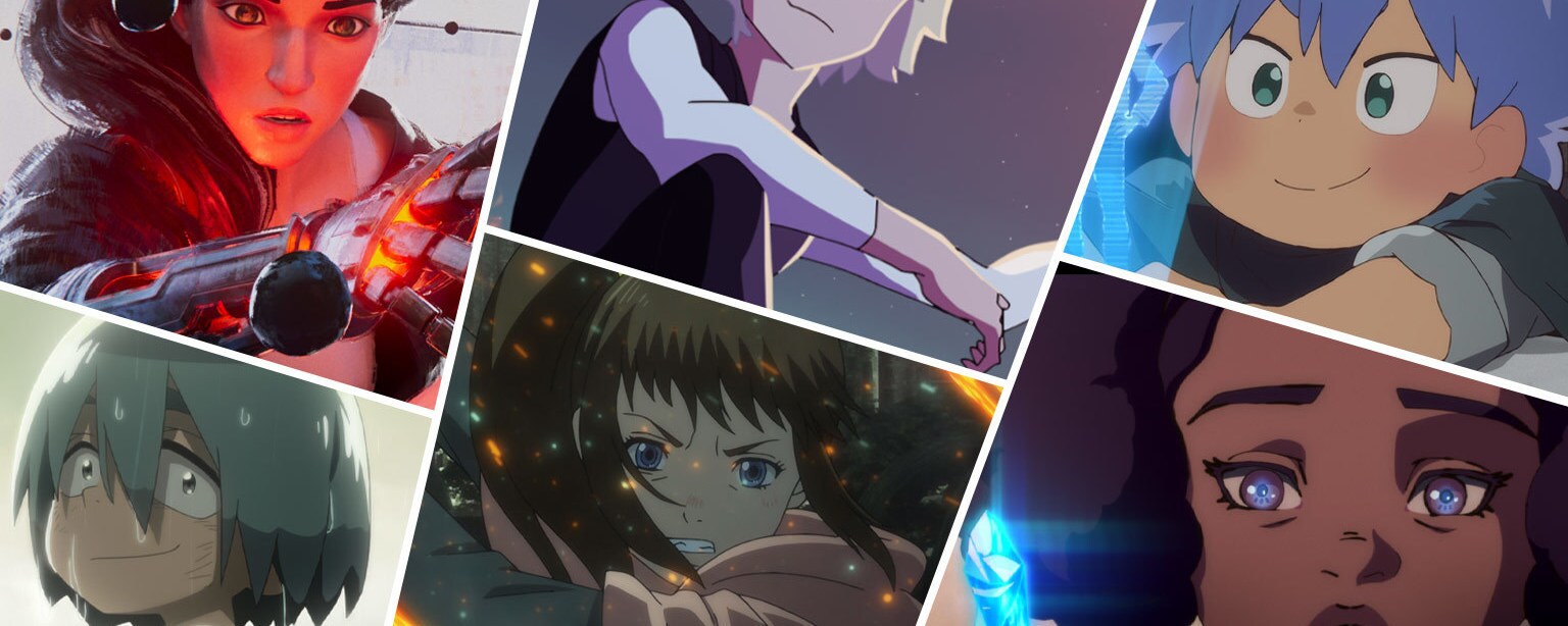 Scenes from Star Wars: Visions Volume 1-3.