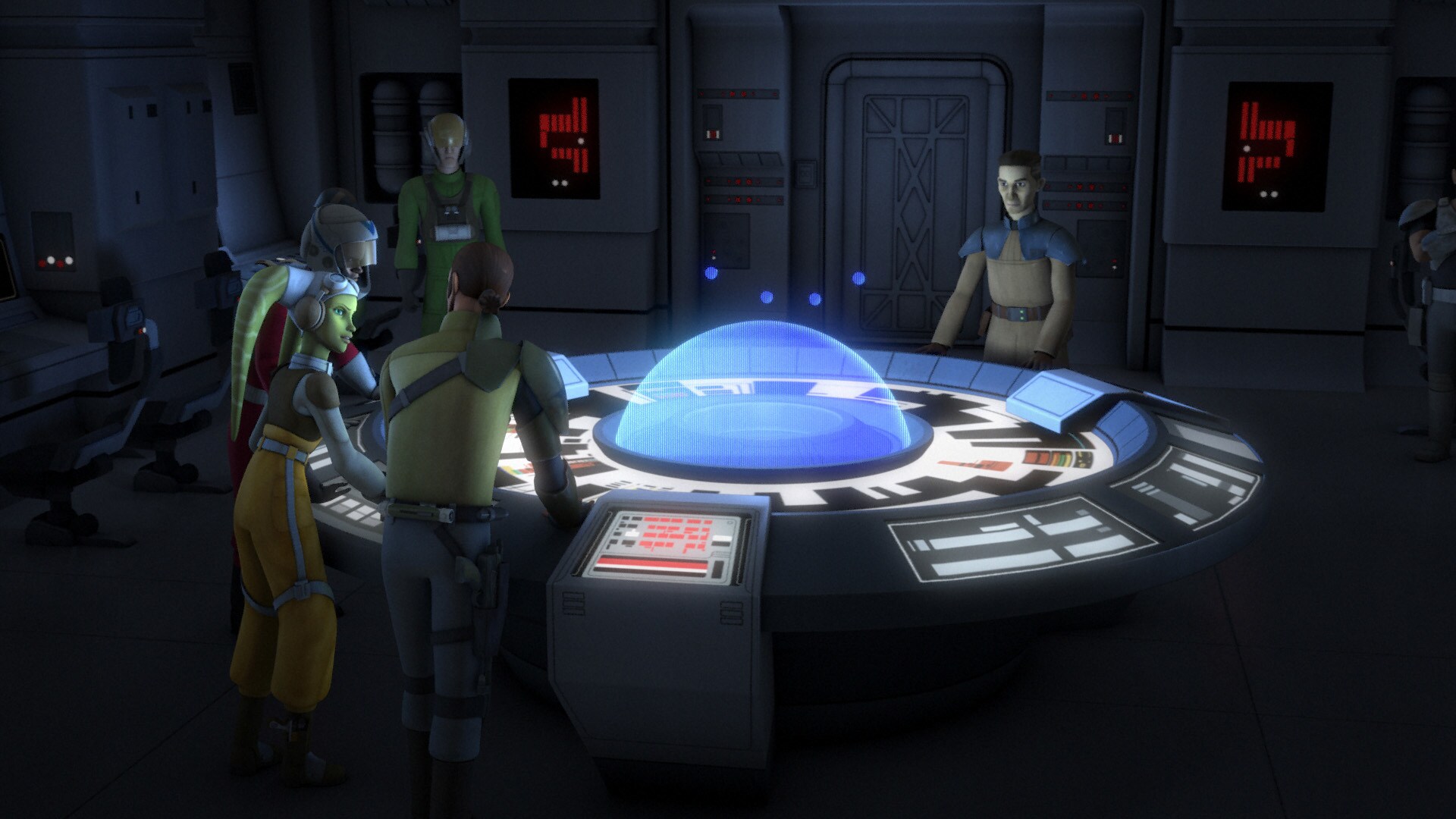 When the rebels regroup, Hera is adamant that they complete this mission. Rex has an idea -- he k...