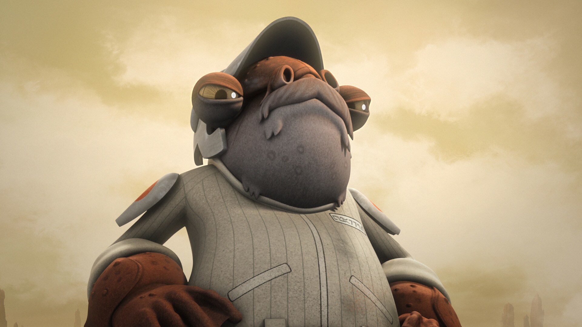 Quarrie! The short Mon Calamari engineer is gruff, but excited to have guests who may be able to ...