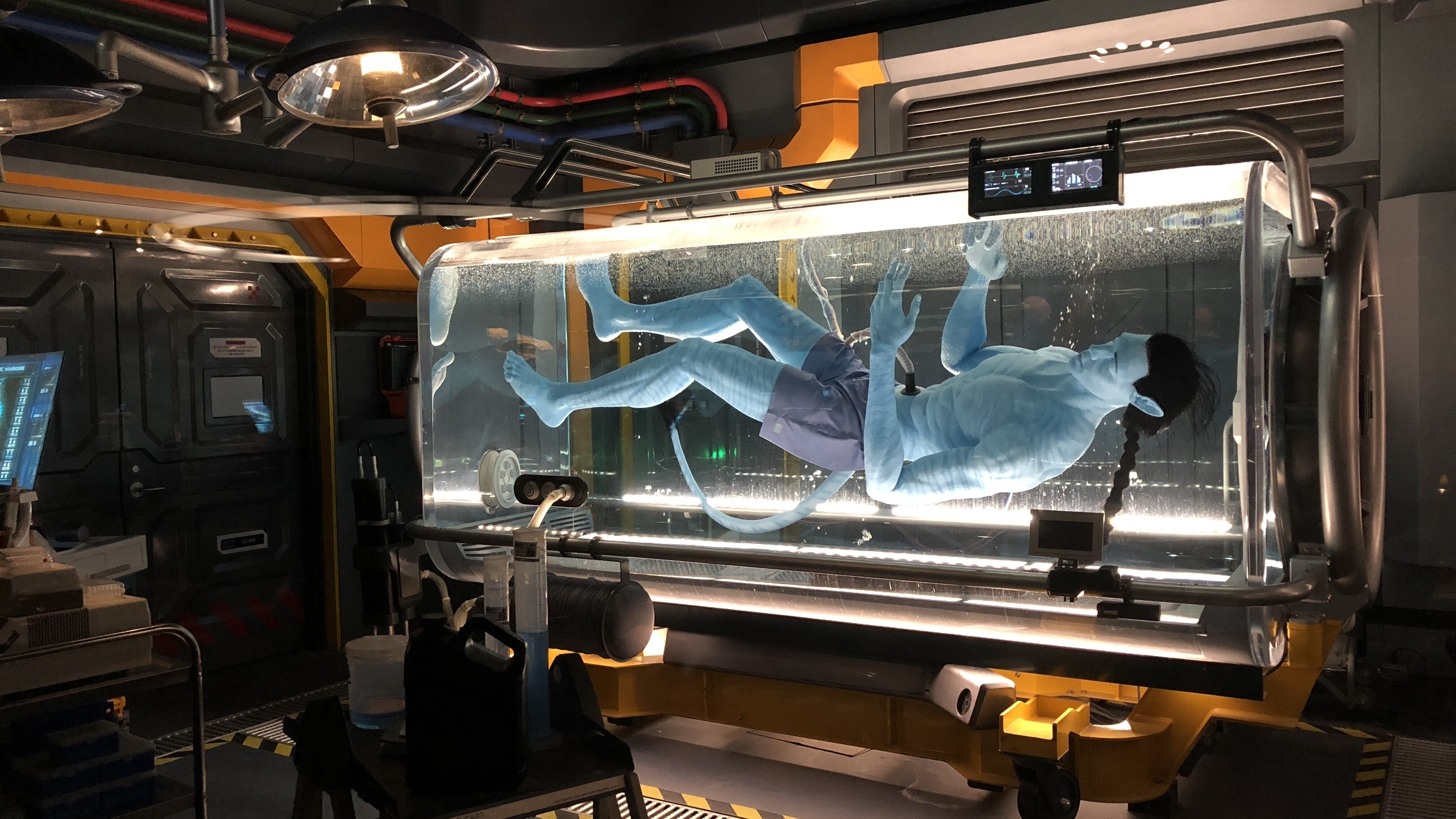 An Avatar body is housed in an Amnio Tank