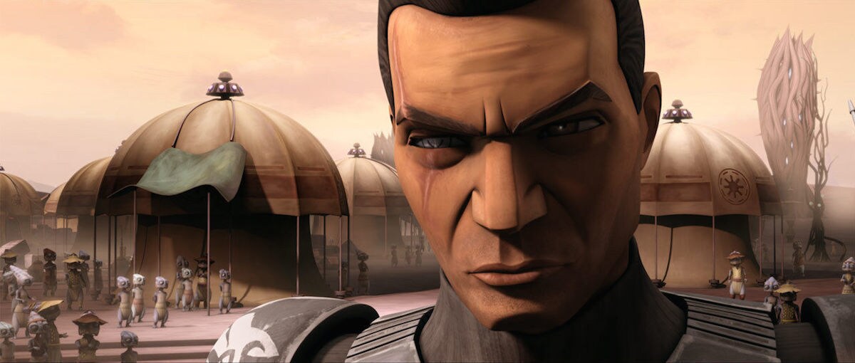 Commander Wolffe without his helmet