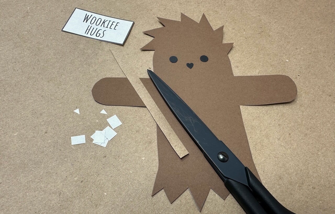 Wookiee valentine in progress