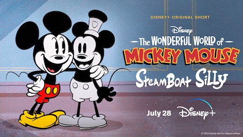 The Wonderful World of Mickey Mouse: Steamboat Silly Key Art - Horizontal