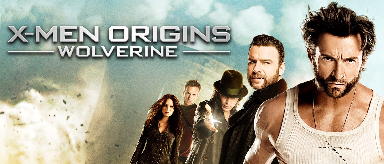 Image of Victor Creed (Actor Liev Schreiber), Wade Wilson (Actor Ryan Reynolds), Logan/Wolverine (Actor Hugh Jackman), Kayla Silverfox (Actor Lynn Collins), and Remy LeBeau (Actor Taylor Kitsch) in the 20th Century Studios movie X-Men Origins: Wolverine.