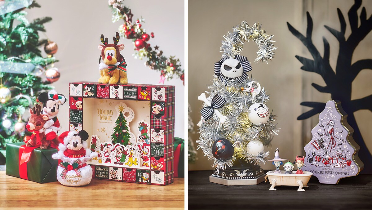 ディズニーストア　Disney クリスマス　ツリー　新品未使用　スノーグローブ ディズニーストア クリスマス スノードーム スノーグローブ