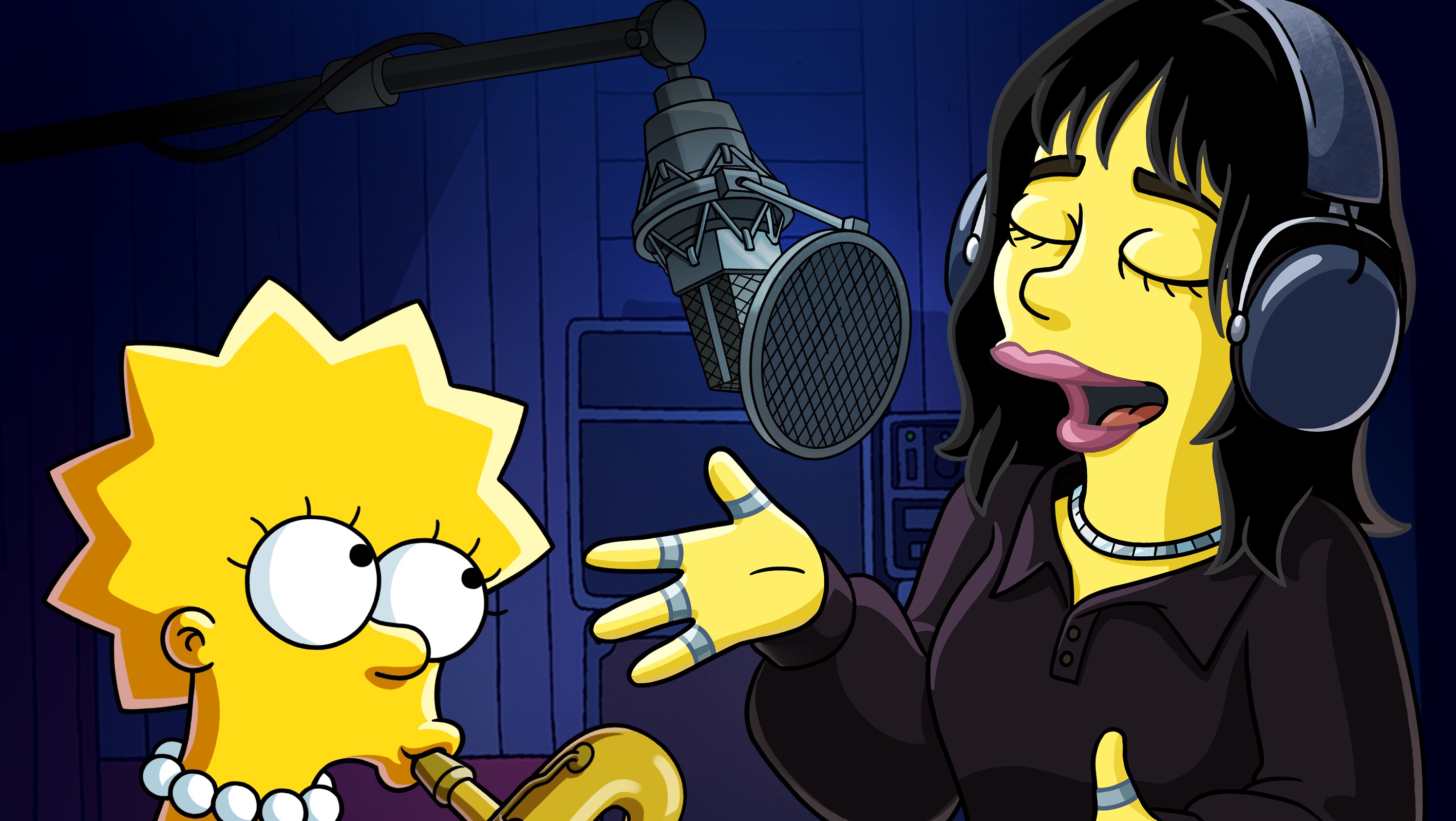 The Simpsons: When Billie Met Lisa Key Art