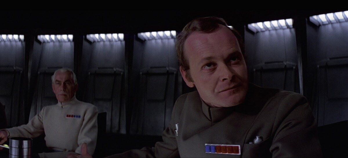 Wullf Yularen and Admiral Motti aboard the Death Star