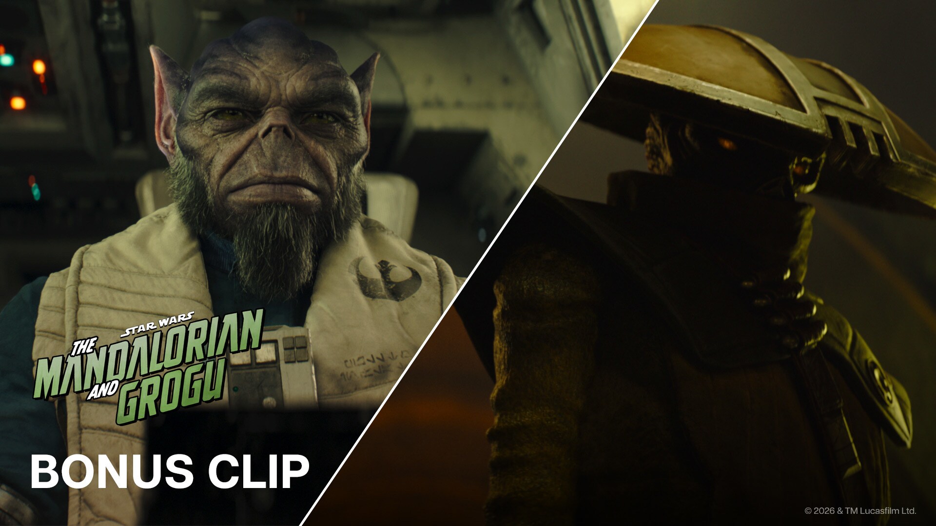 Zeb and Embo in Live Action | Star Wars: The Mandalorian and Grogu Bonus Clip