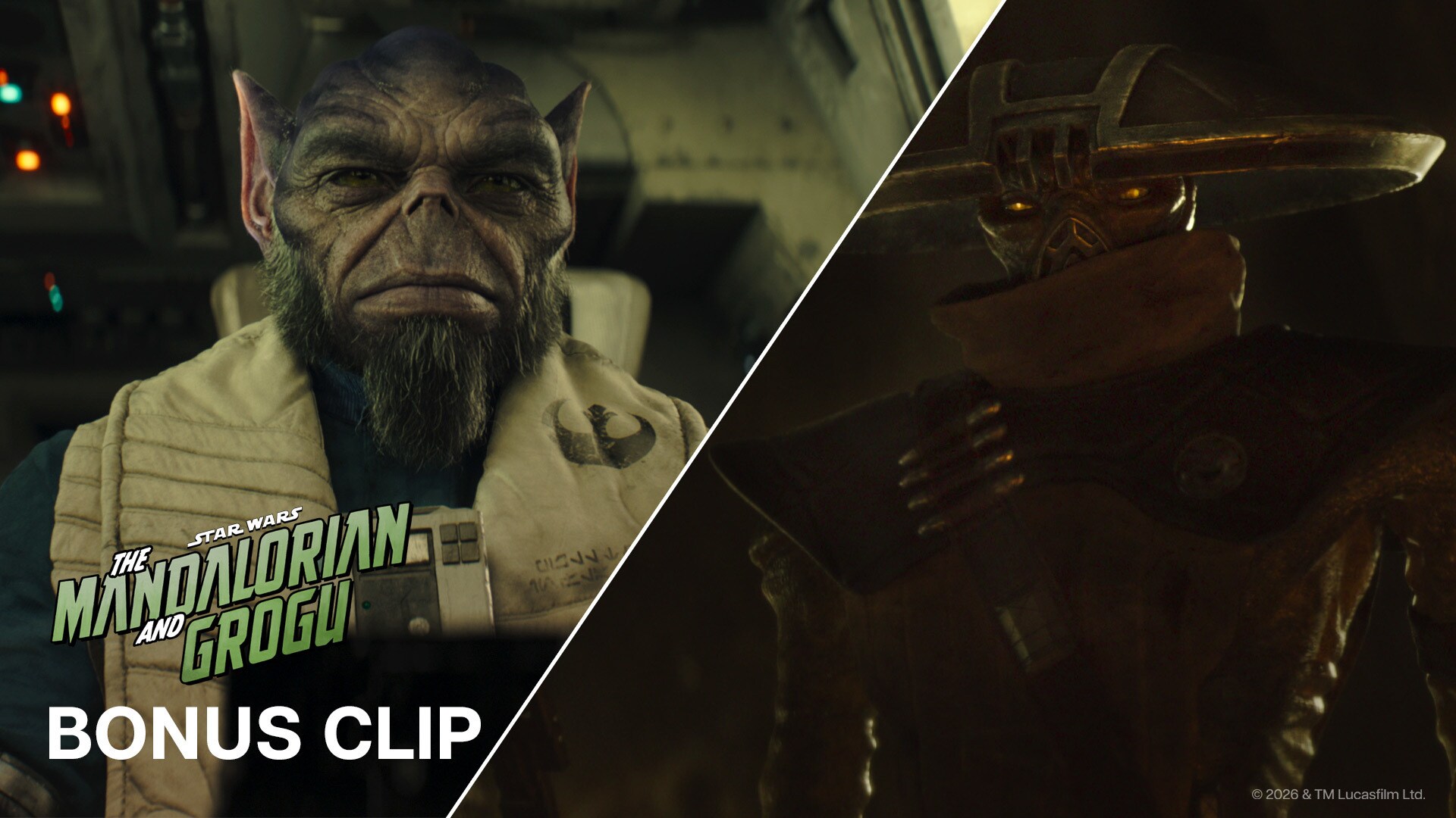 Zeb and Embo in Live Action | Star Wars: The Mandalorian and Grogu Bonus Clip